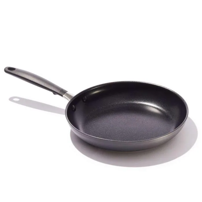 Nonstick frying pan detail